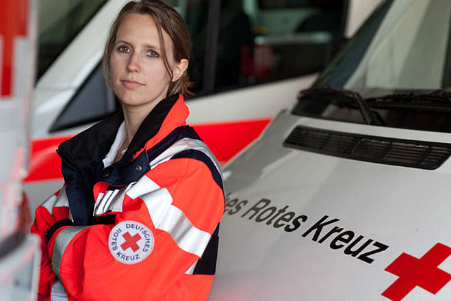 DRK, Rettungsdienst, Altenpflegerin, Essen