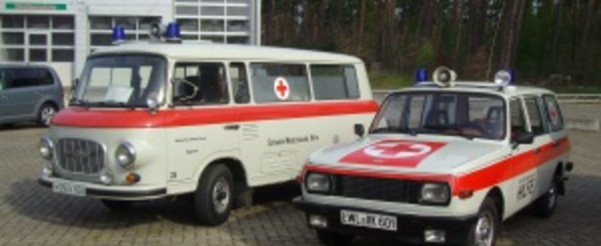 Barkas B1000 SMH Schnelle Medizinische Hilfe DDR Ambulanz Krankenwagen Weiss 1..